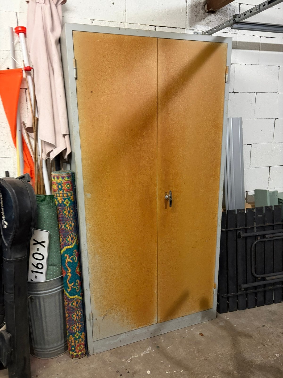 Metalen opbergkast (voor in de garage), Ophalen, Gebruikt