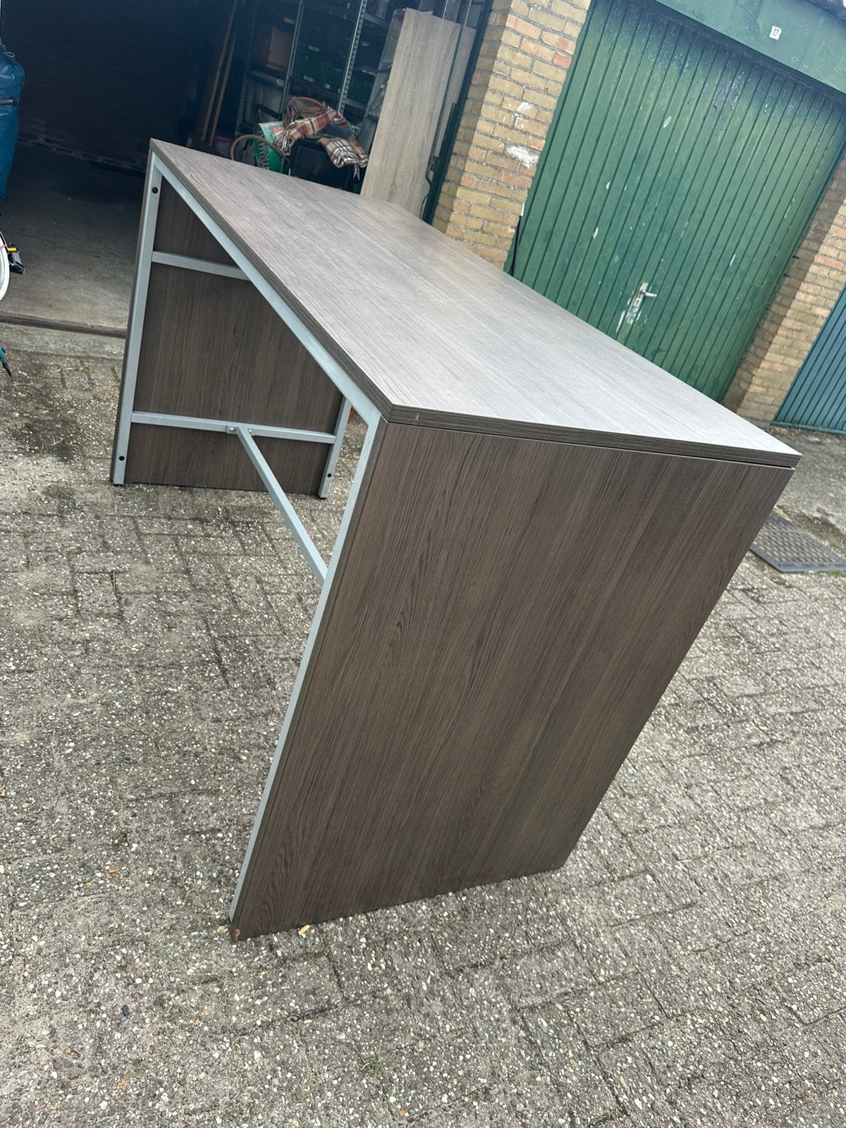 Bartafel werktafel statafel 180x80 smart B, Ophalen, Zo goed als nieuw, 70 tot 120 cm
