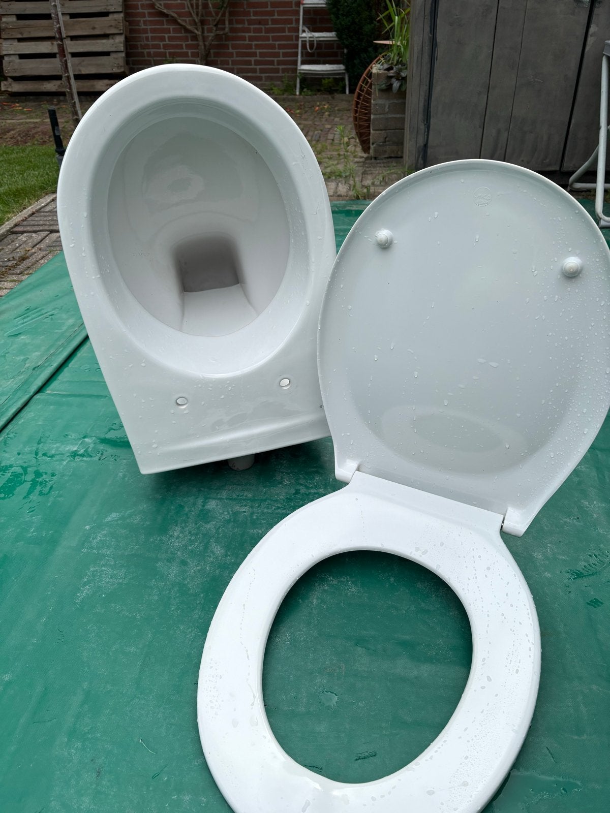 Jika WC pot met wc bril - Zo goed als nieuw, Doe-het-zelf en Verbouw, Sanitair, Ophalen, Zo goed als nieuw, Toilet