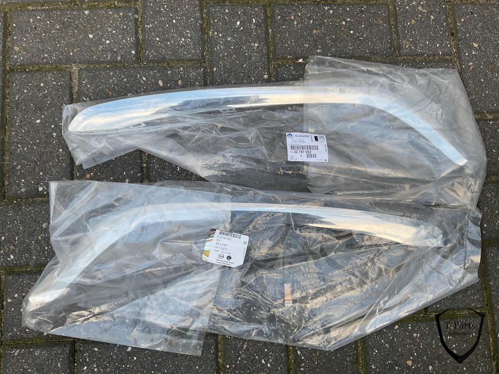 opel Insignia A voorbumper lijst Chrome links rechts