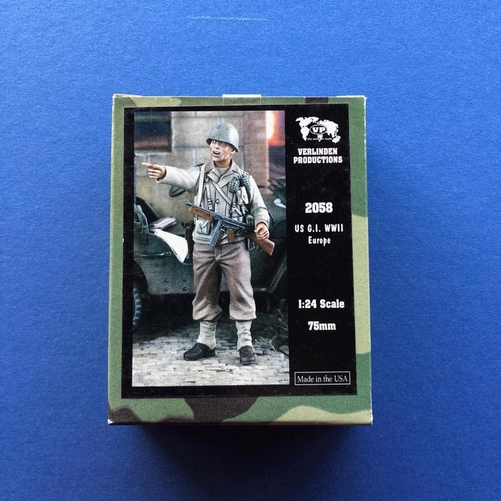 Verlinden	2058	US GI WW2 Europe	1/24, Verzenden, Nieuw, 1:35 tot 1:50