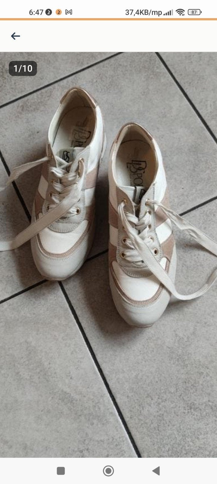 DLSport nieuwe staat sneakers maat 39, Ophalen of Verzenden, Zo goed als nieuw, Sneakers of Gympen