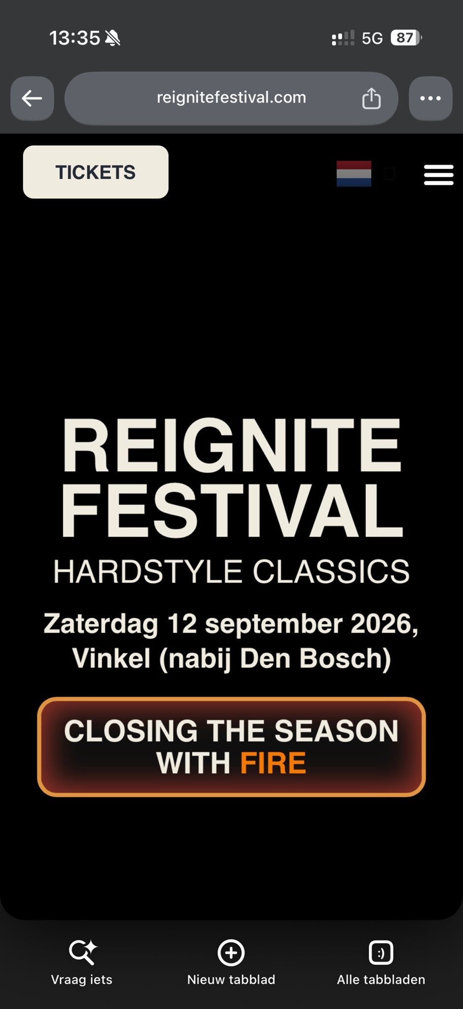 Reignite festival ticket 30€