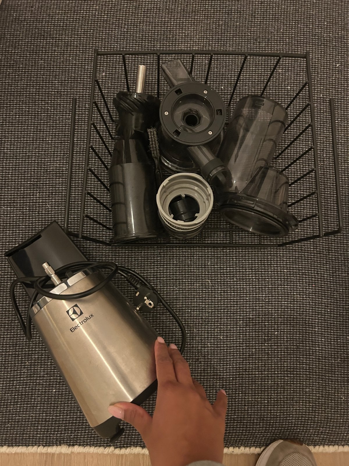 Complete Electrolux Juicer - RVS, Witgoed en Apparatuur, Ophalen, Gebruikt, Elektrisch, Sapcentrifuge