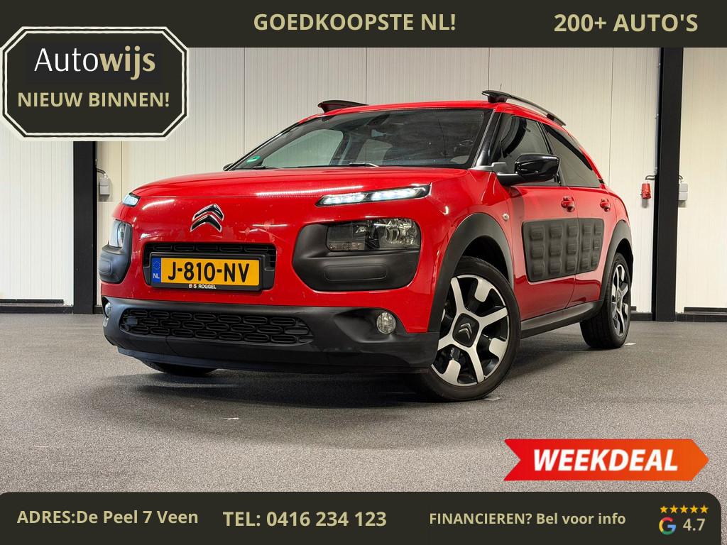 Citroen C4 Cactus 1.2 PureTech Feel|TREKHAAK|CRUISE|GOED OND, Auto's, Citroën, Voorwielaandrijving, Stof, 1199 cc, 1095 kg