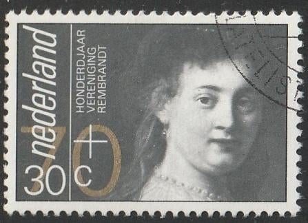 Nederland 1983 1284 Zomer Rembrandt, Gest, Postzegels en Munten, Ophalen of Verzenden, Na 1940, Gestempeld