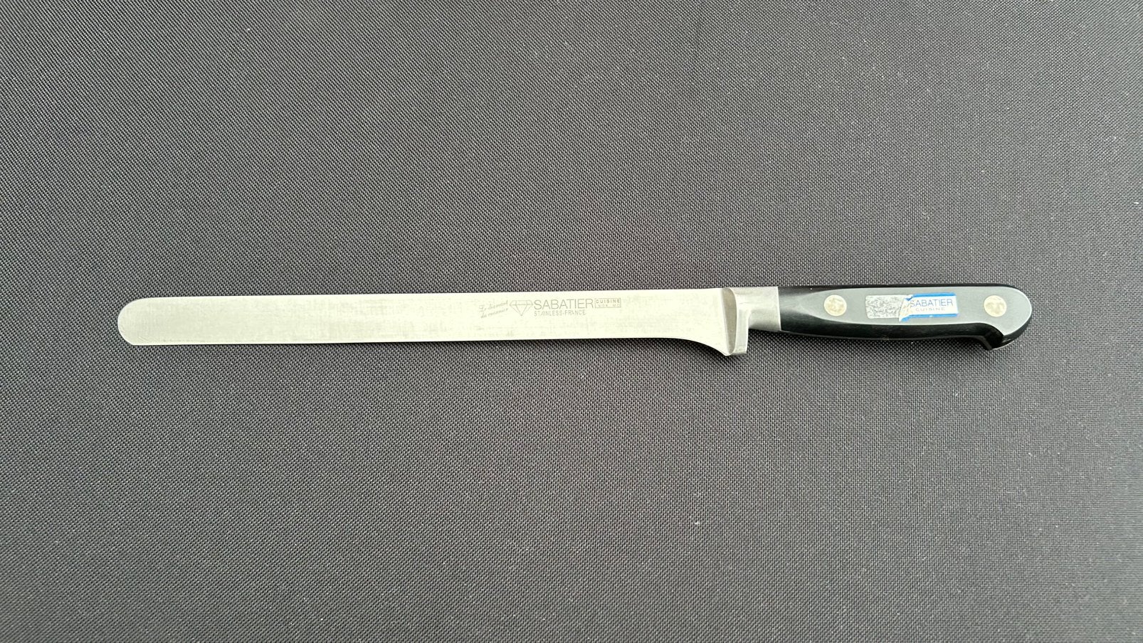 Sabatier diamond Fileermes 24cm, Ophalen, Overige typen, Zilver, Zo goed als nieuw