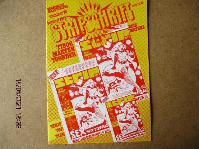adv1108 stripschrift 73, Eén stripboek, Ophalen, Gelezen