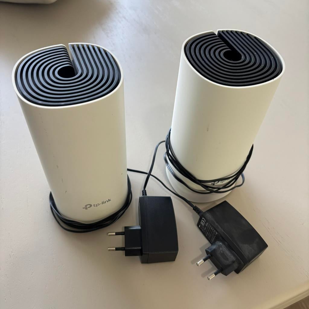TP-Link wifi set router AC1200 plus mesh netwerk MP4r (2x), Ophalen of Verzenden, Zo goed als nieuw