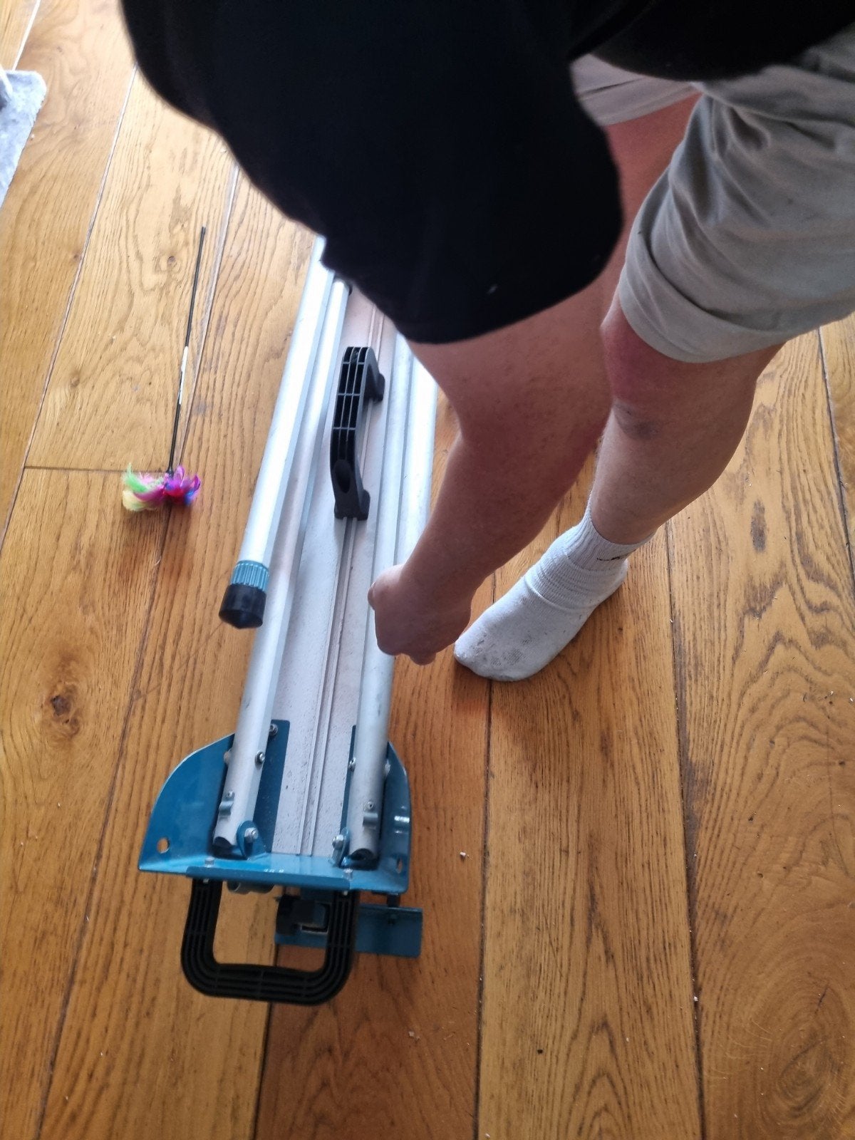 Makita onderstel zaagtafel met bevestiging machine, Ophalen