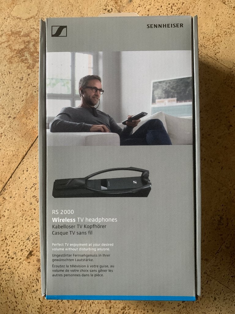 Sennheiser RS 2000 Draadloze TV Hoofdtelefoon koptelefoon, Audio, Tv en Foto, Koptelefoons, Ophalen of Verzenden, Zo goed als nieuw