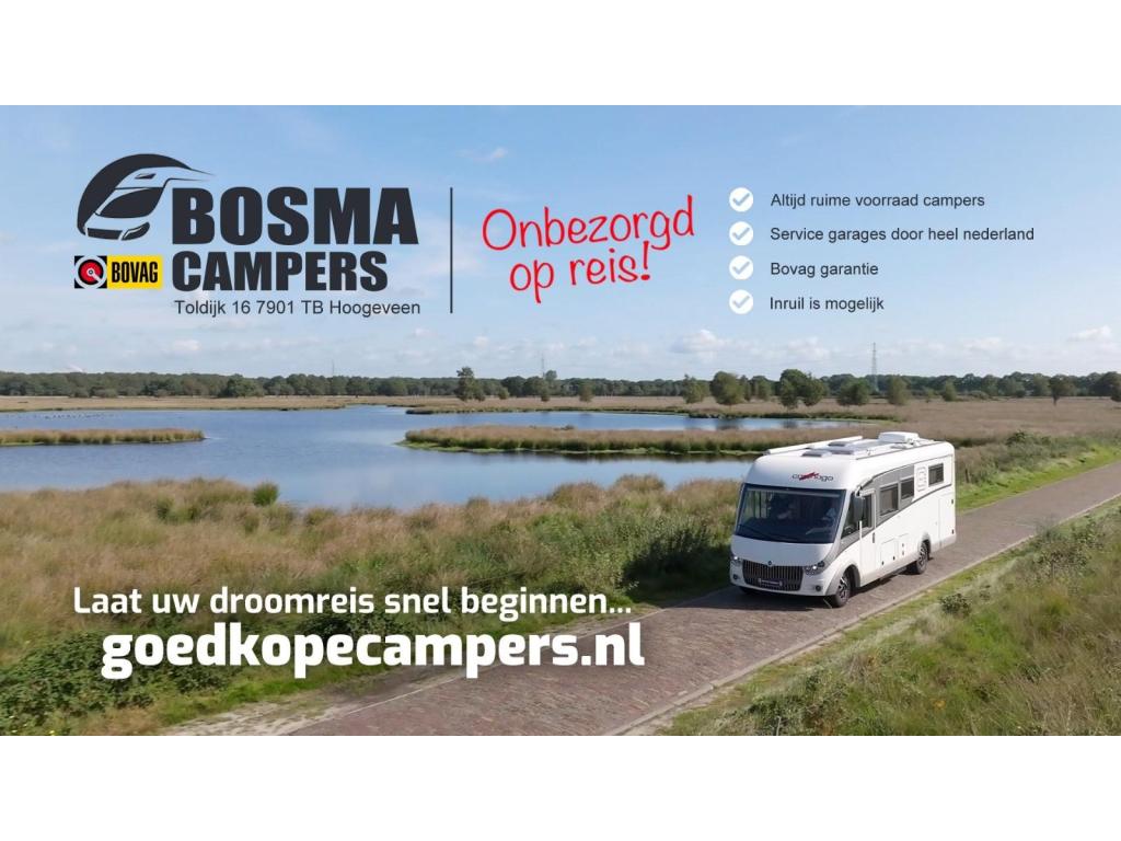 Carado Emotion T 338 Enkele Bedden Hefbed 24000 km 2020, Caravans en Kamperen, Campers, Ringverwarming, Fiat, Airbags, Bedrijf