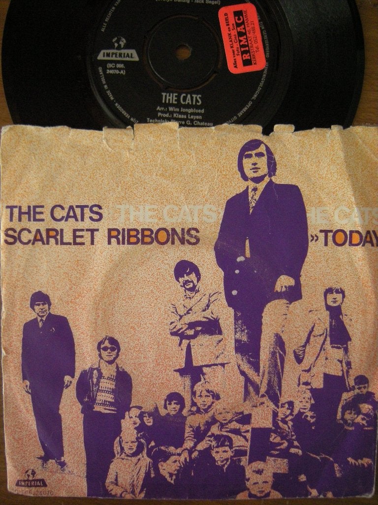 The Cats (Scarlet Ribbons), Cd's en Dvd's, Gebruikt, 7 inch, Ophalen of Verzenden, Pop