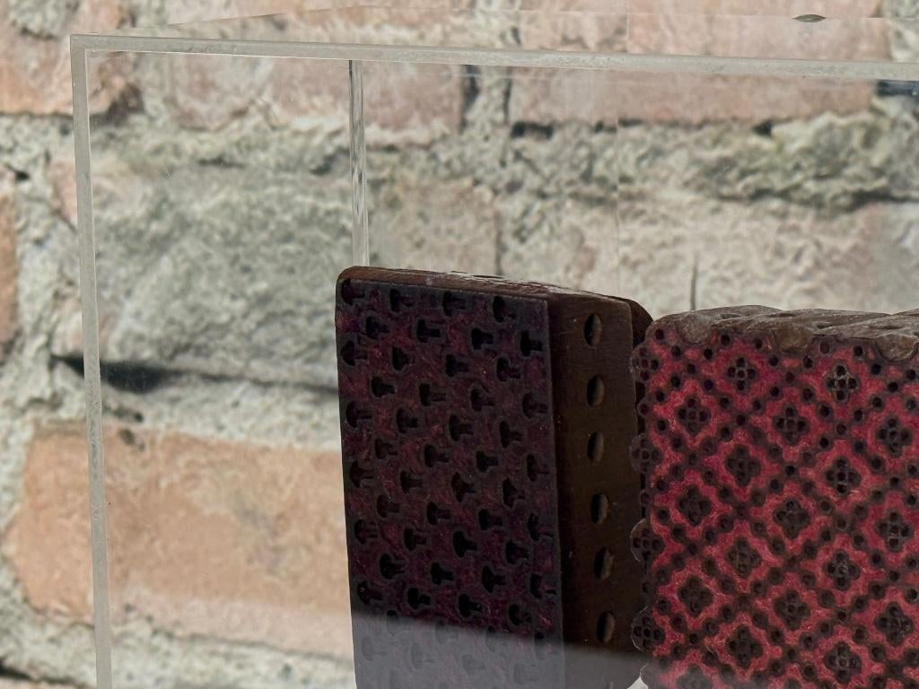 Abstracte Stempelblokken bij TheReSales, Ophalen, Vintage, Zo goed als nieuw, Rood