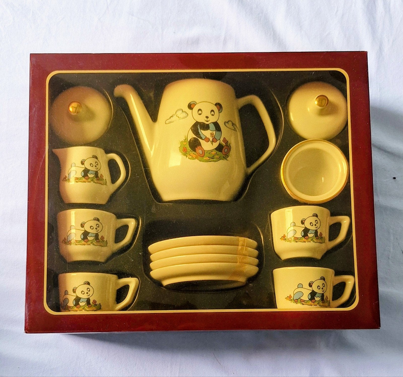 Rösler Porselein Kinderservies - Panda Decoratie, Kinderen en Baby's, Ophalen of Verzenden, Zo goed als nieuw