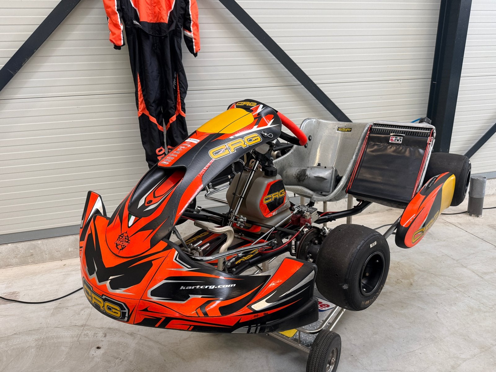 Crg TM KZ R1 kart (compleet), Ophalen, Zo goed als nieuw, Kart