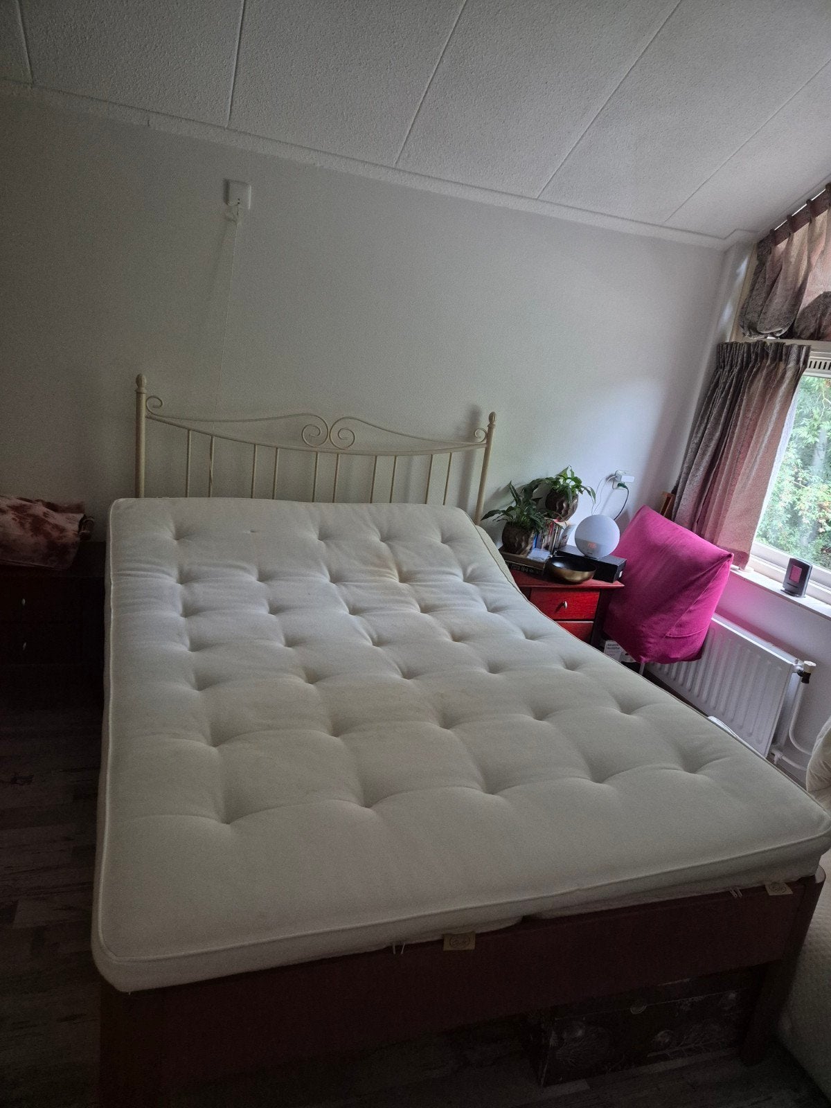 Gratis IKEA Tustna topper matras 140x200, Ophalen, Gebruikt, Tweepersoons, 140 cm