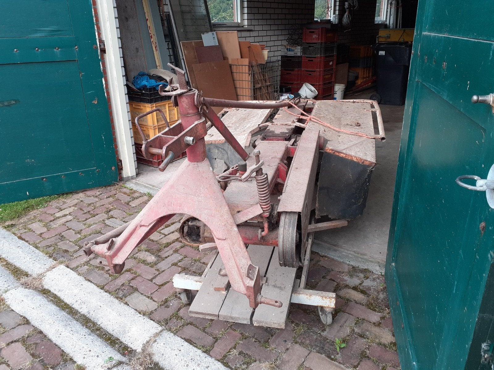 Pz cyclomaaier trommelmaaier, Ophalen