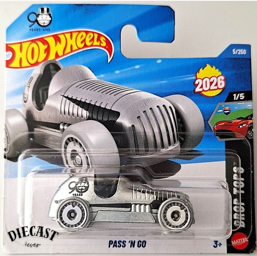 Hot Wheels Pass 'N Go, Monopoly, Ophalen, Nieuw, Auto