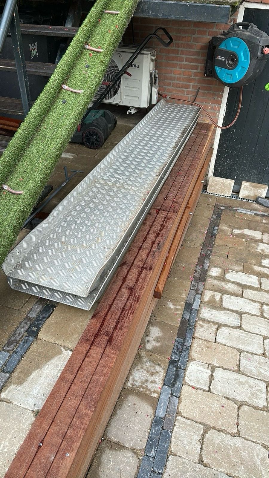 Rijplaten, Ophalen, Gebruikt