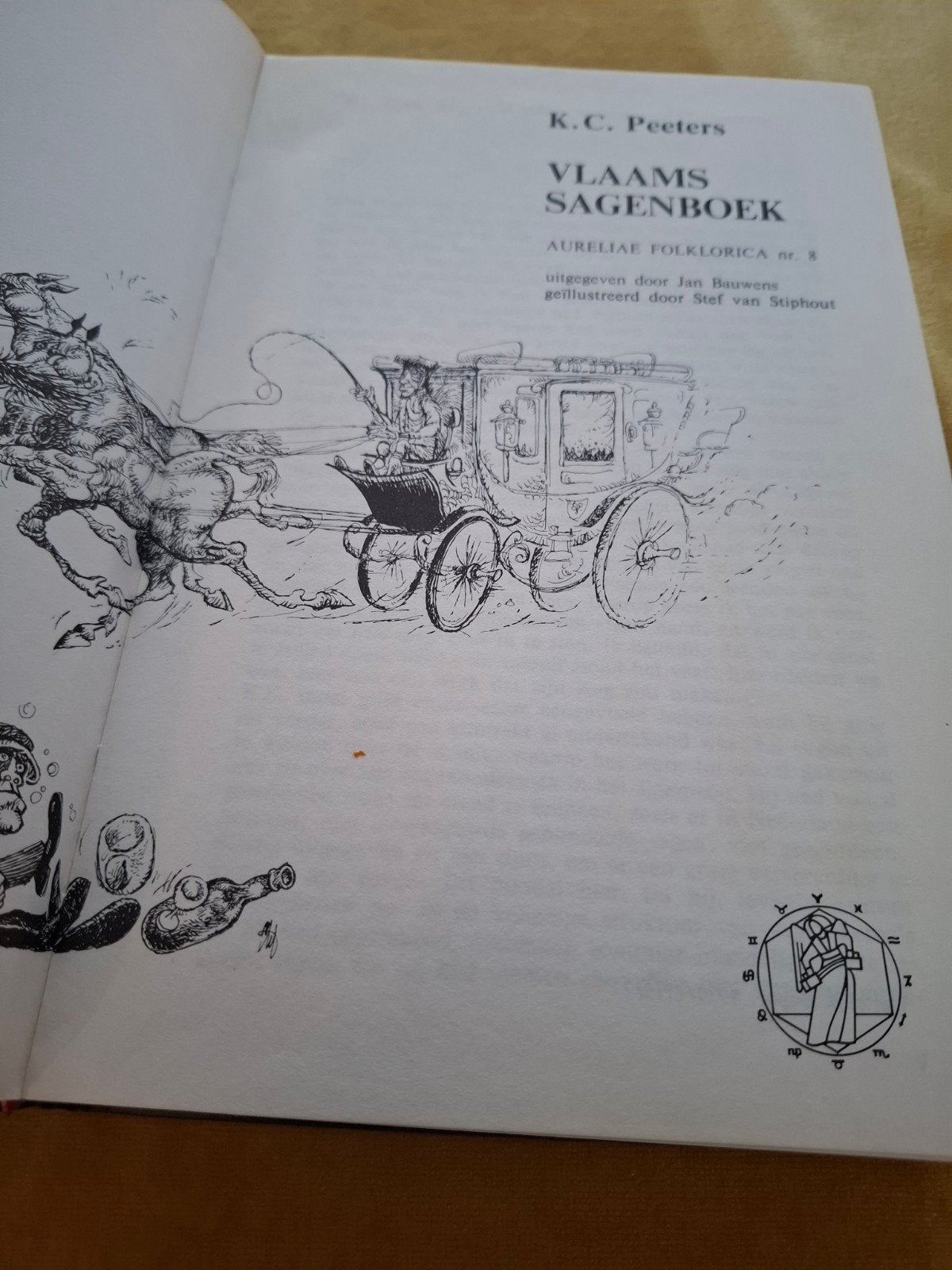 Vlaams Sagenboek - K.C. Peeters (Geïllustreerd), Ophalen of Verzenden, Gelezen, K.C. Peeters, België
