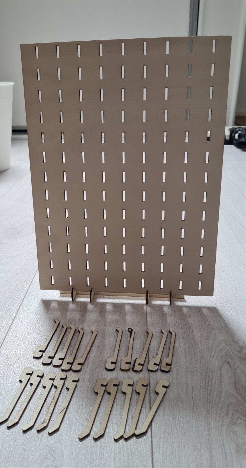 Houten Display met 20 Haakjes - 27x33 cm, Ophalen of Verzenden, Nieuw