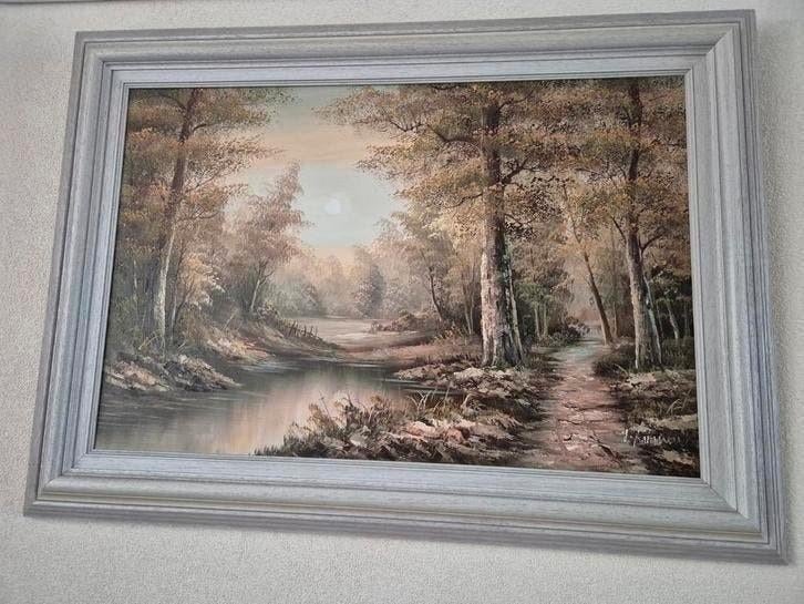 Schilderij op doek 110 x 80 cm, Ophalen of Verzenden