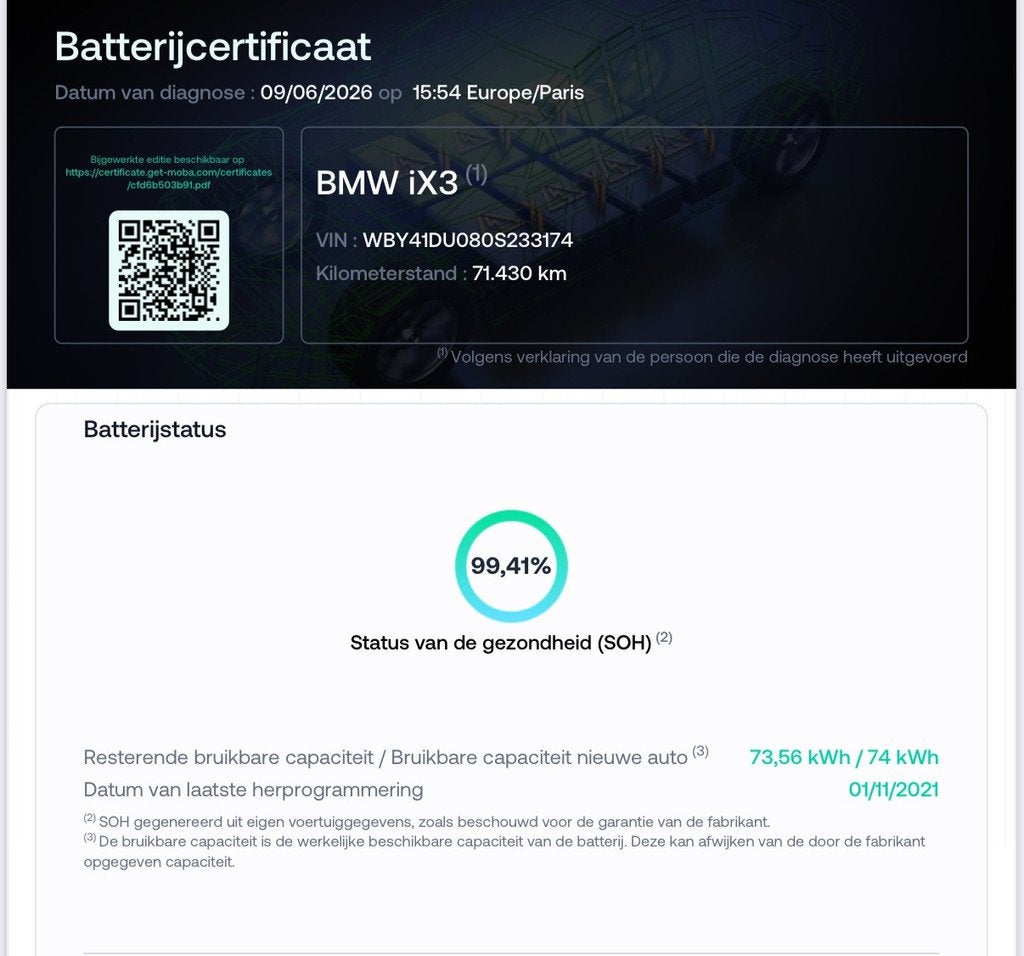 BMW IX3 High Executive 80 kWh 99% SOH M-Sport LCI PANO|LEDER, Auto's, Achterwielaandrijving, Gebruikt, 750 kg, 80 kWh