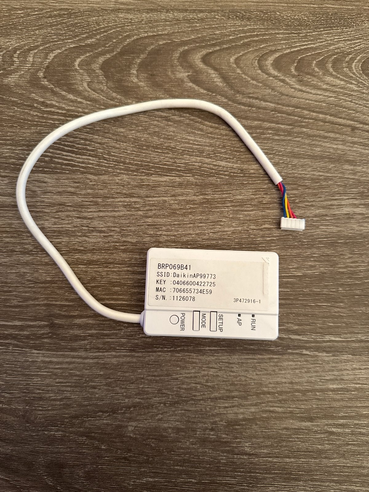 Daikin BRP069B41 Wifi Module voor Airconditioning, Ophalen of Verzenden, Zo goed als nieuw