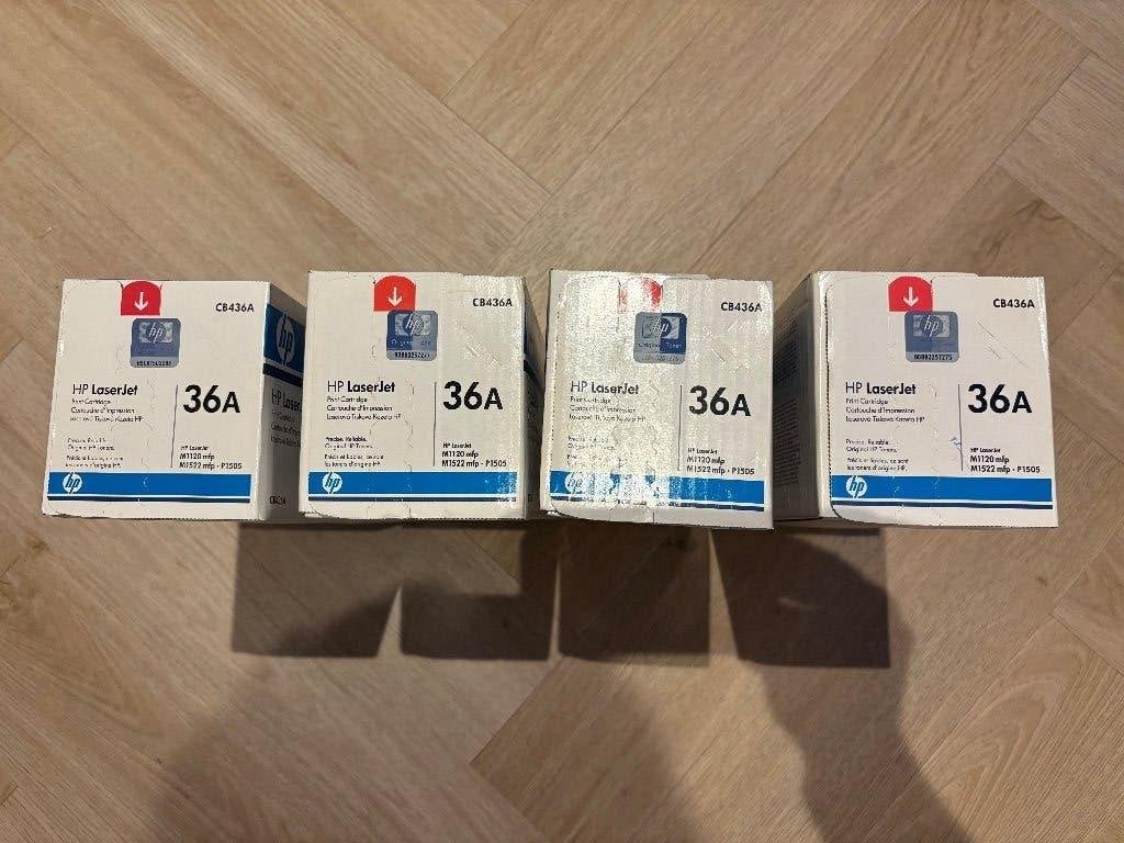Nog 3 toners HP CB436A (HP 36A) HP M1120mfp/M1522mfp/P1505, Ophalen of Verzenden, Nieuw, Toner, HP (ORIGINEEL)