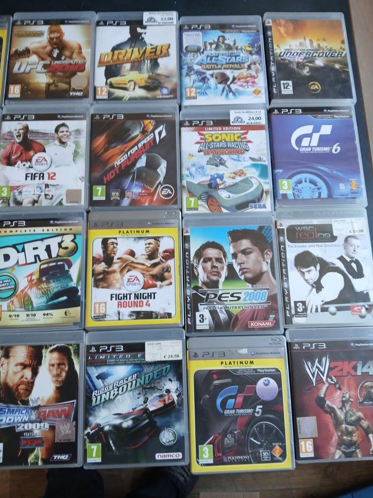 24 ps3 spellen (cib), Spelcomputers en Games, Spelcomputers | Sony PlayStation 3, Ophalen of Verzenden, Zo goed als nieuw, Met 1 controller
