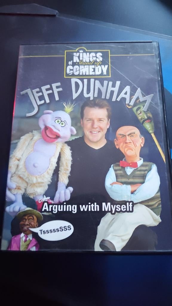 Jeff dunham arguing with myself dvd, Alle leeftijden, Ophalen of Verzenden, Zo goed als nieuw, Stand-up of Theatershow