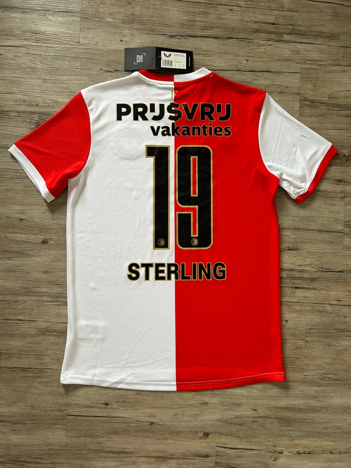 Origineel Feyenoord Thuisshirt 25/26 Sterling #19 - Maat S, Maat S, Ophalen of Verzenden, Nieuw, Shirt