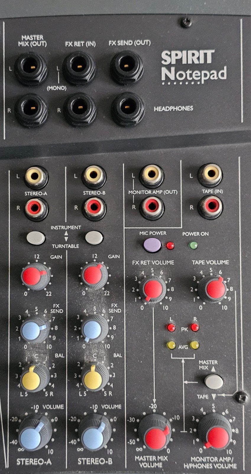 Soundcraft Spirit Notepad Compacte Mixer te koop aangeboden, Ophalen, Gebruikt, 5 tot 10 kanalen, Microfooningang