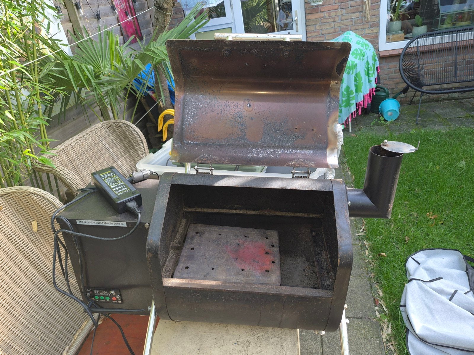 GMG Davy Crockett Pellet Grill met hoes, Tuin en Terras, Ophalen, Gebruikt, GMG