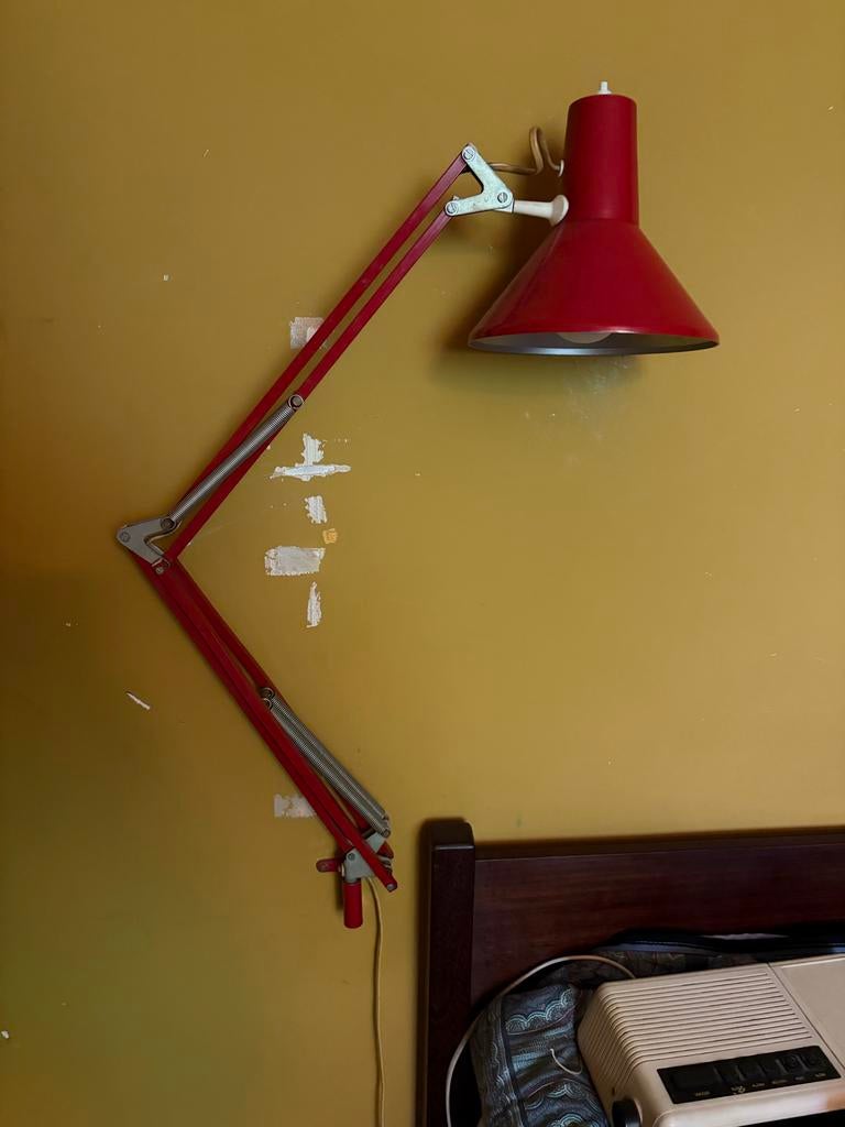 Set van 2 Vintage Jaren '60 Knikarm Lampen - Deens Design, Ophalen of Verzenden
