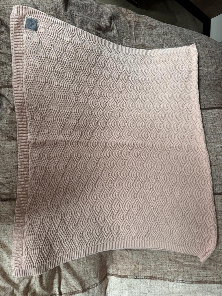 2 ledikant dekens - roze en lila, Ophalen, Meisje, Roze, Deken of Dekbed