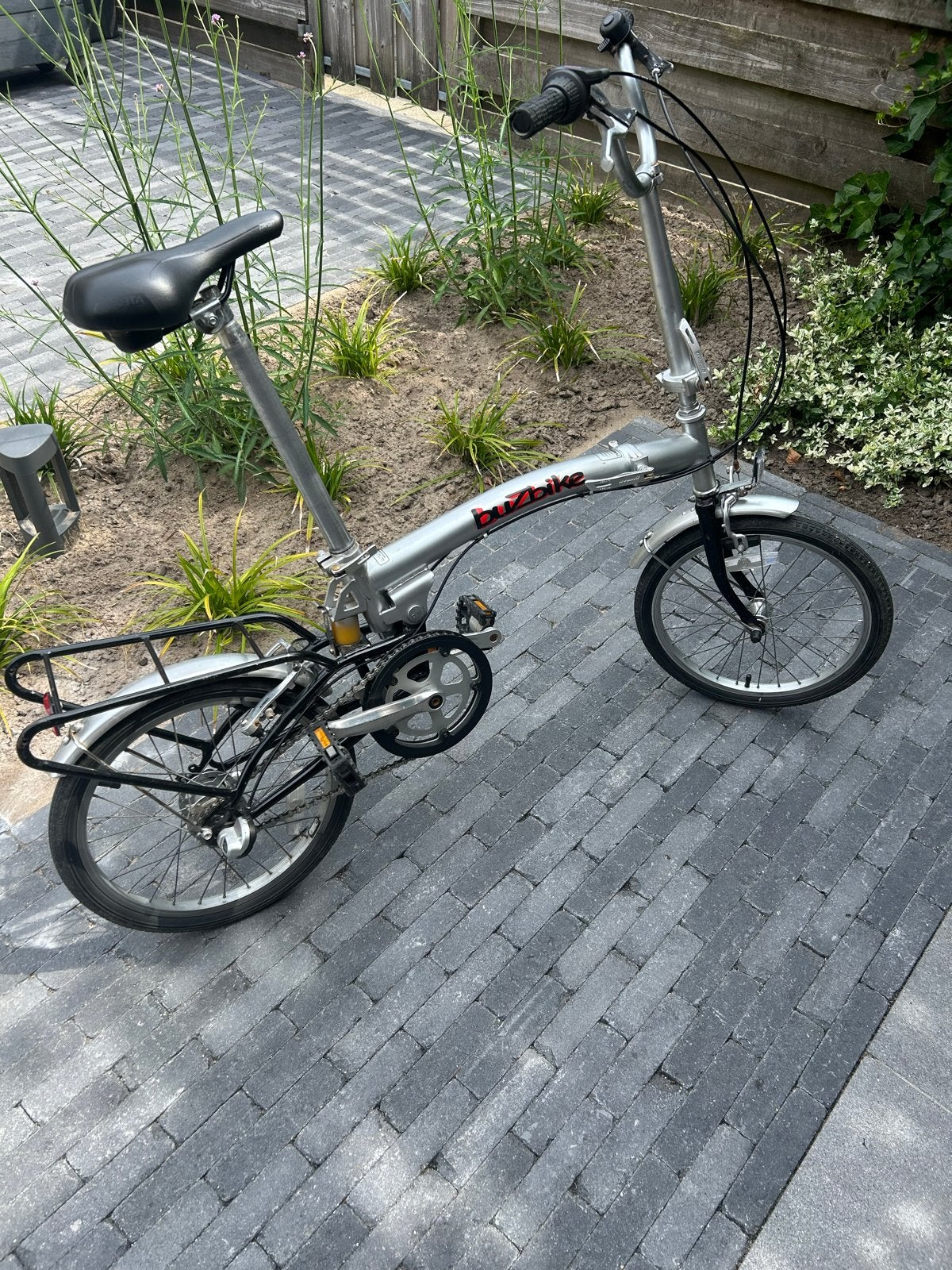 Buzbike opvouwbare fietsen (2 stuks), 20 inch of meer, Gebruikt, Velgrem, Versnellingen