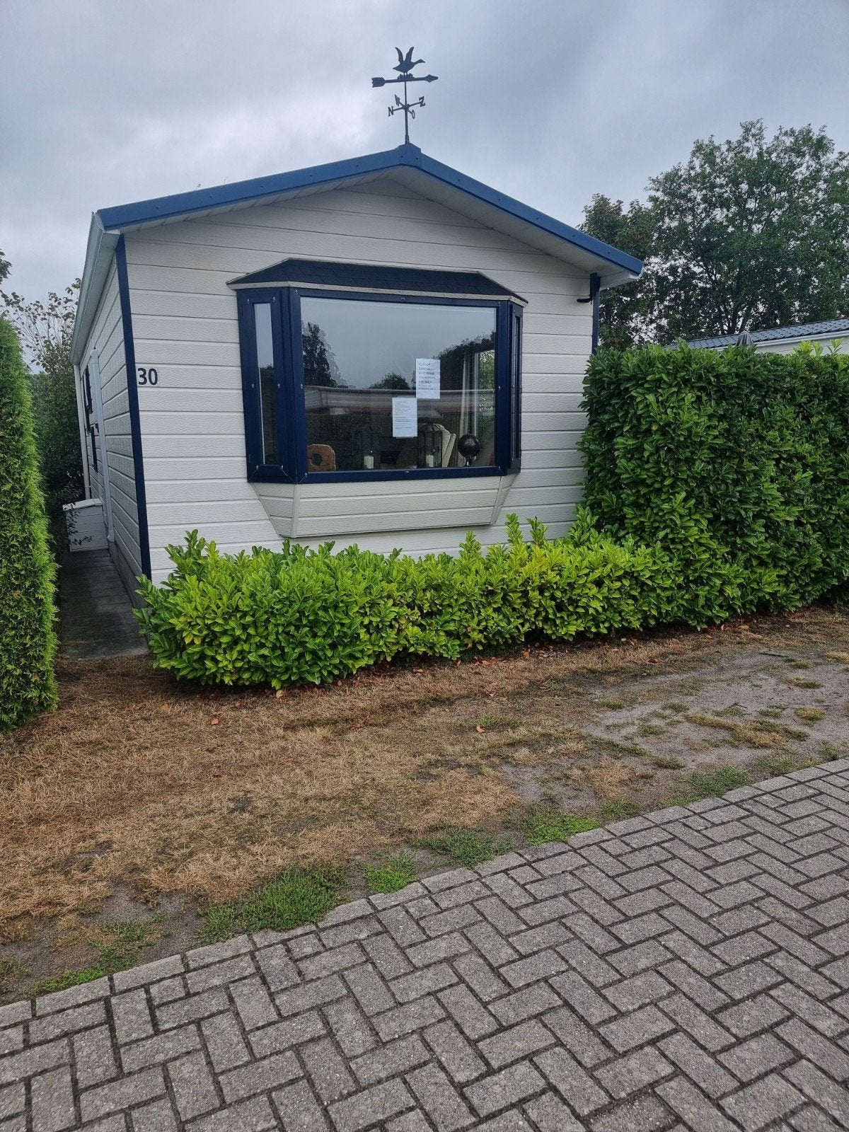 Chalet  te koop, merk ZARO met winterisolatie, ca. 4x10m, bj, Caravans en Kamperen, Stacaravans, Tot en met 4