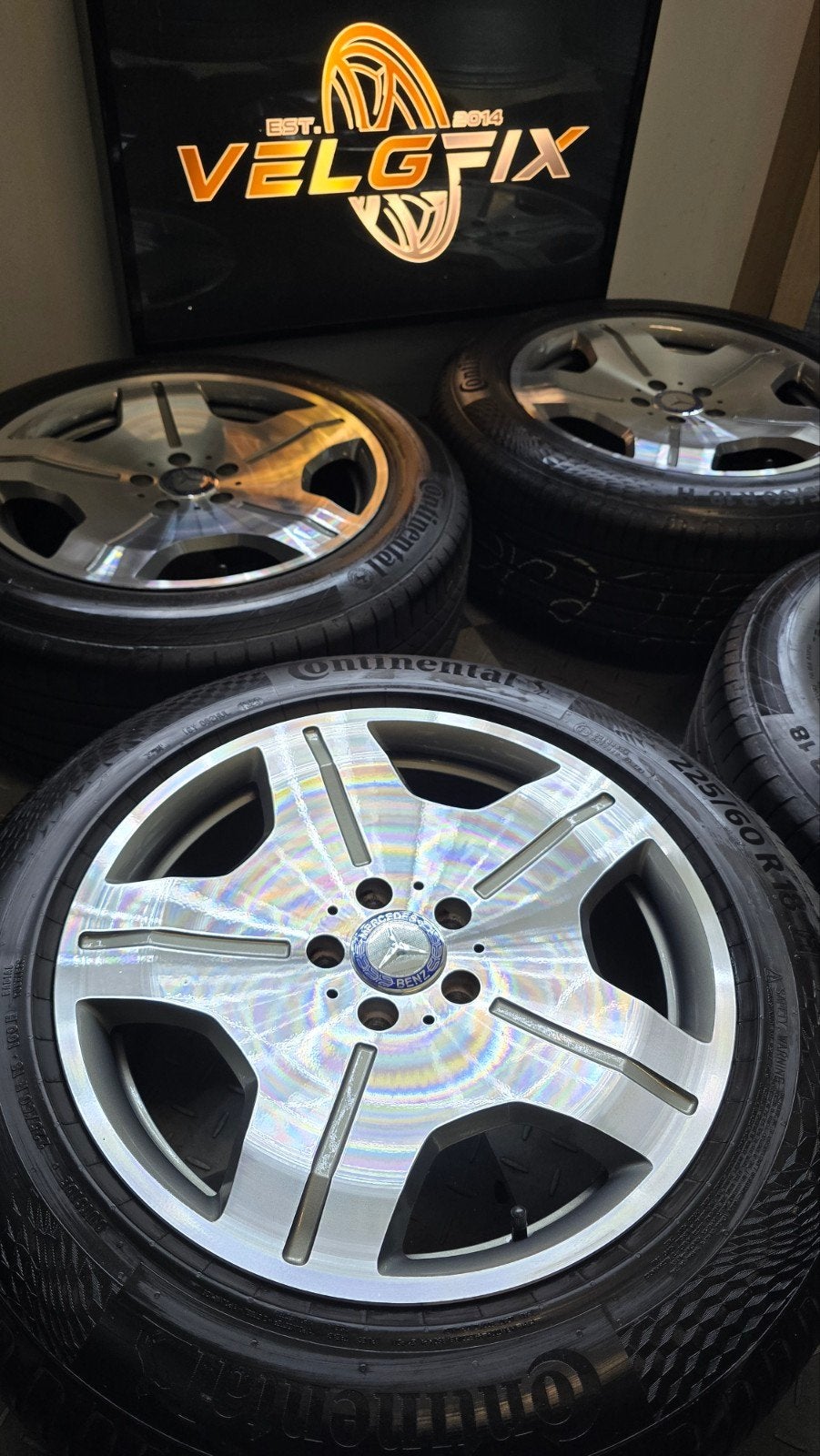 Orginele Mercedes-Benz S-class W221 W140 W216, 19 inch, Velg(en), Ophalen of Verzenden, 235 mm