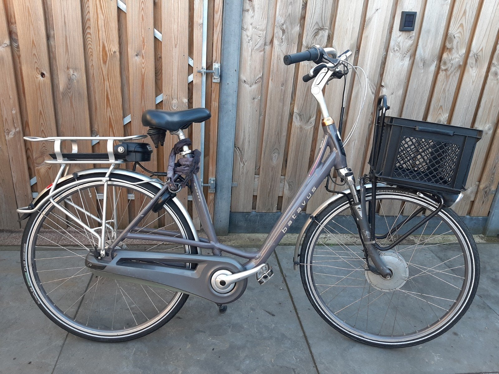 Batavus Monaco E-go electrische fiets 28 inch 53 cm 7 versne, Ophalen, Batavus, Zo goed als nieuw, 51 tot 55 cm
