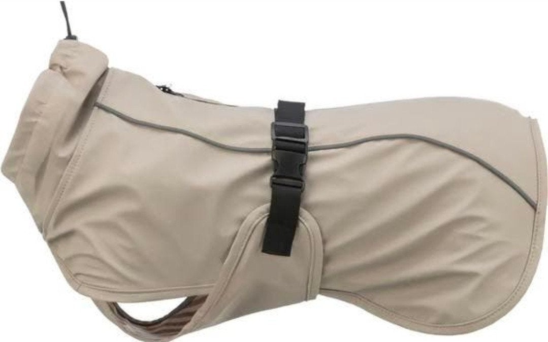 Hondenregenjas maat M ruglengte 50 cm Trixie in nieuwstaat., Dieren en Toebehoren, Hondenkleding, Ophalen of Verzenden, Zo goed als nieuw