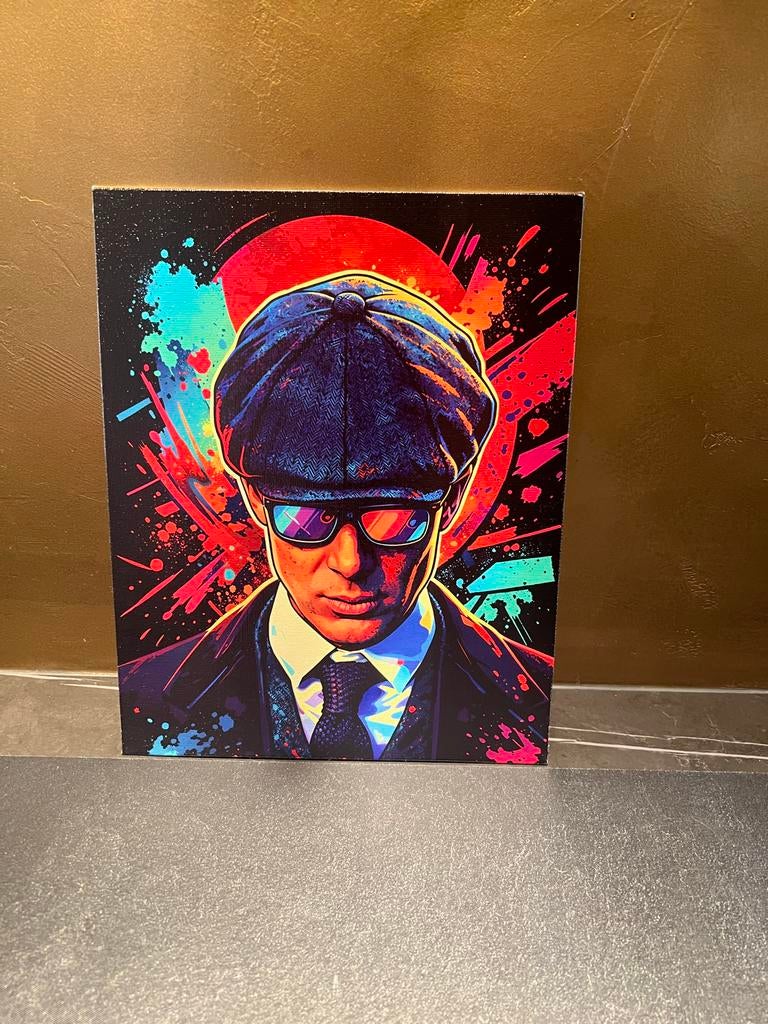 Peaky Blinders Graffiti Art UV-print - 24x30cm *2 voor €25*, Antiek en Kunst, Ophalen of Verzenden
