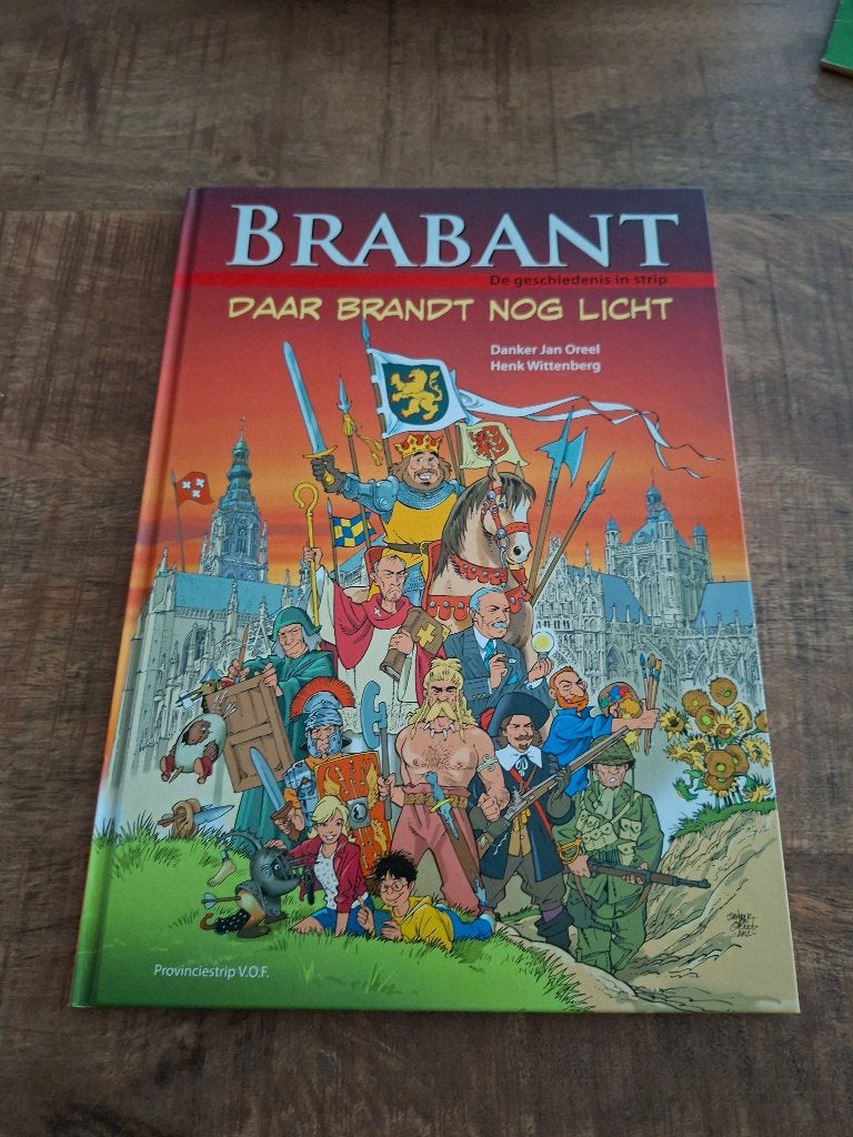 Brabant, daar brandt nog licht, de geschiedenis in strip, Eén stripboek, Ophalen of Verzenden, Zo goed als nieuw