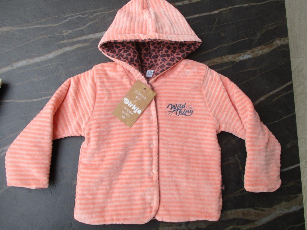 Dirkje Soft Pink NIEUW jasje maat 80 jas, Kinderen en Baby's, Babykleding | Maat 80, Meisje, Dirkje, Nieuw, Ophalen of Verzenden