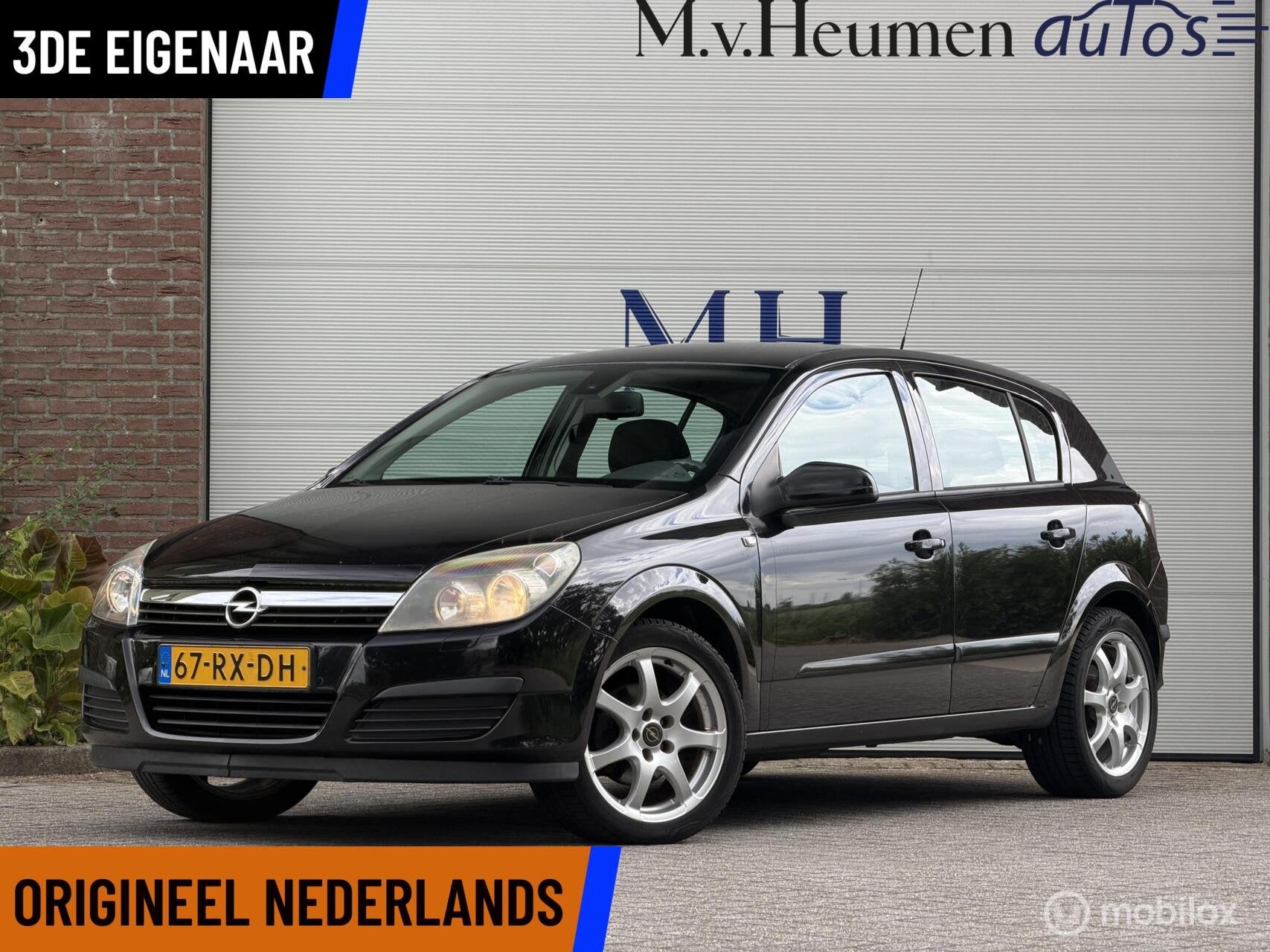 Opel Astra 1.8 125PK Sport ORG NED 3DE EIG Cruise Trekhaak, Auto's, Opel, Gebruikt, Zwart, 1796 cc, Zwart