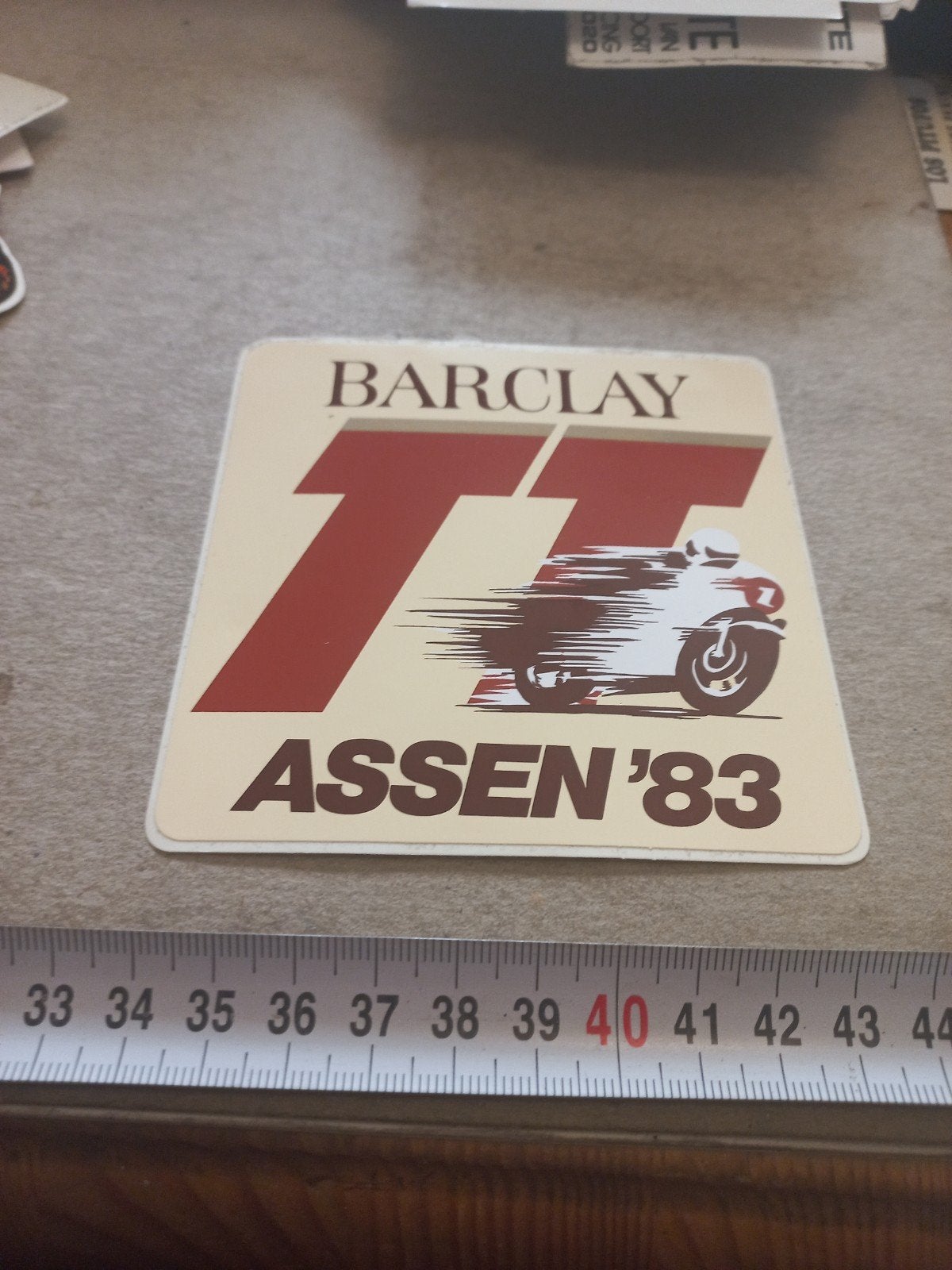 Barclay tt assen 83, Verzamelen, Ophalen of Verzenden, Zo goed als nieuw