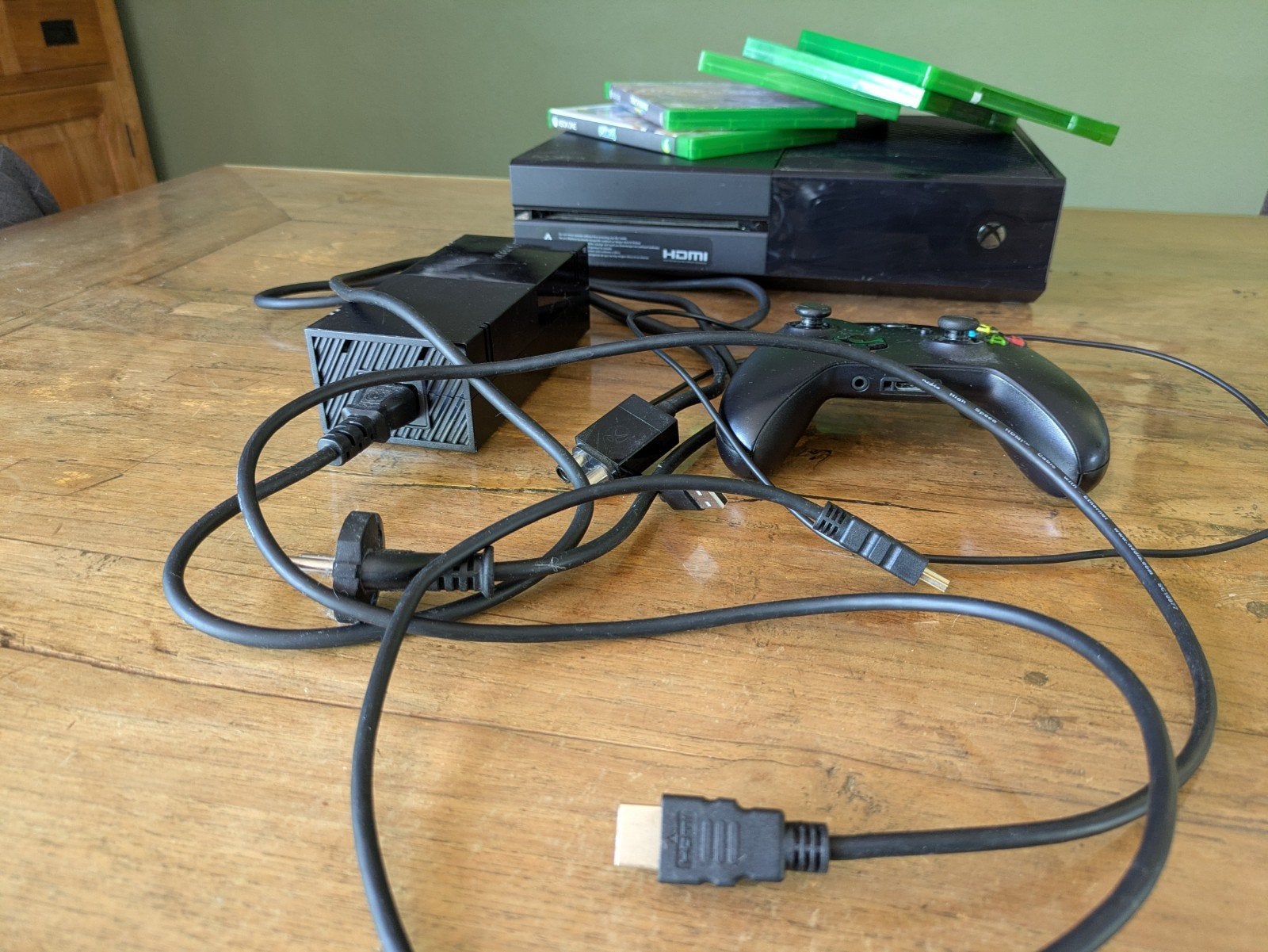 Xbox One compleet met spellen, goed werkend, Xbox One, Ophalen of Verzenden, Met 1 controller, 500 GB