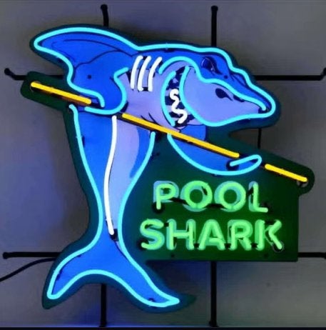 Pool Shark of tables USA decoratie neon en veel andere neons, Am, Overige typen, Nieuw, Ophalen of Verzenden
