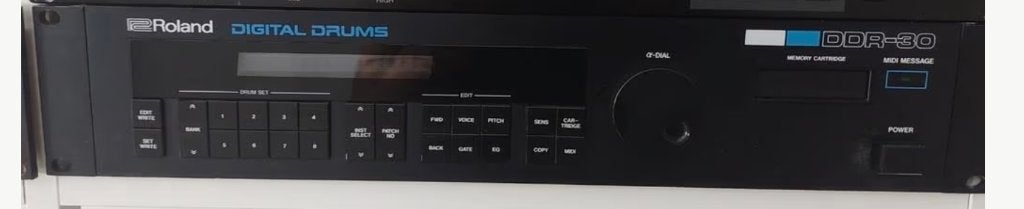 Roland DDR 30 80's Vintage drumcomputer, Ophalen of Verzenden, Gebruikt, Roland